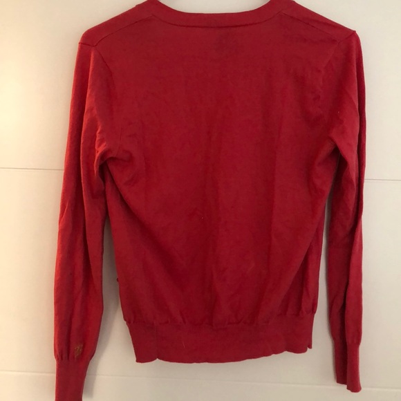 Red Rugby Cardigan - Picture 5 of 6